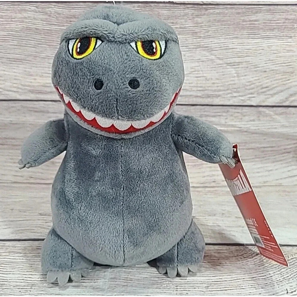 Kidrobot Phunny Plush Godzilla Monster Stuffed Animal Gray 7" 2019 New With Tags - Picture 1 of 6